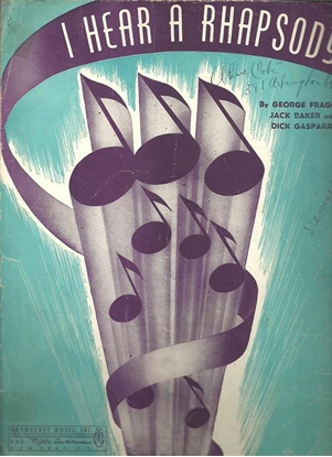 Picture of I Hear a Rhapsody, George Fragos/ Jack Baker/ Dick Gasparre