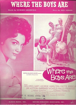 Picture of Where the Boys Are, Howard Greenfield & Neil Sedaka, recorded by Connie Francis