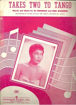 Picture of Takes Two to Tango, Al Hoffman & Dick Manning, recorded by Pearl Bailey