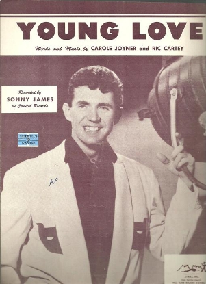 Picture of Young Love, Carole Joyner & Ric Cartey, recorded by Sonny James