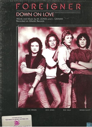 Picture of Down on Love, Mick Jones & Lou Gramm, recorded by Foreigner