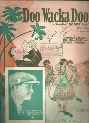 Picture of Doo Wacka Doo, Clarence Gaskill/ Will Donaldson/ George Horther, sung by Joe Darcy