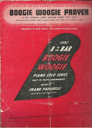 Picture of Boogie Woogie Prayer, Pete Johnson/ Albert Ammons / Meade "Lux" Lewis, piano solo