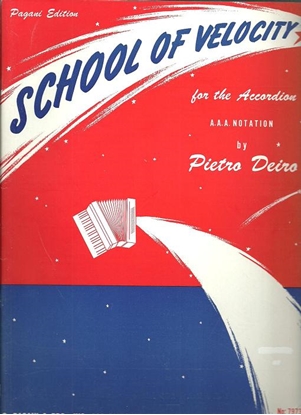Picture of School of Velocity, Pietro Deiro, accordion songbook