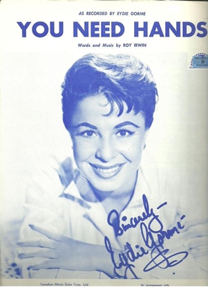 Picture of You Need Hands, Roy Irwin, recorded by Eydie Gorme