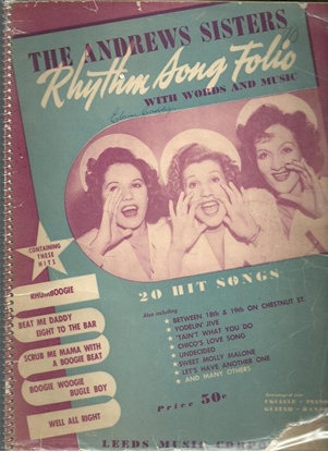 Picture of The Andrews Sisters, Rhythm Song Folio