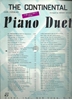 Picture of The Continental, Con Conrad, arr. for piano duet by Henry Levine