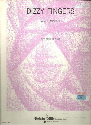 Picture of Dizzy Fingers, Zez Confrey, arr. for piano duet by Harold Potter