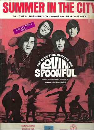 Picture of Summer in the City, Steve Boone, John & Mark Sebastian, recorded by The Lovin' Spoonful