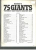 Picture of Hansen's 75 Giants, easy piano songbook