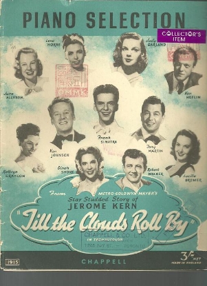 Picture of Till the Clouds Roll By, Jerome Kern, arr. George Zalva, piano solo selections