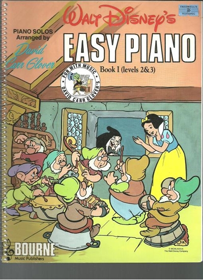 Picture of Walt Disney Easy Piano, Book 1 (Levels 2 & 3), arr. David Carr Glover