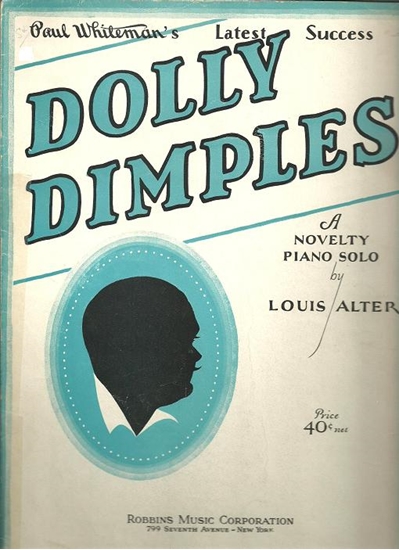 Picture of Dolly Dimples, Louis Alter, piano solo 