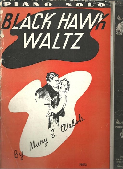 Picture of Black Hawk Waltz, Mary E. Walsh, piano solo 