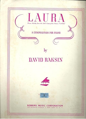 Picture of Laura, movie title song, David Raksin, piano solo