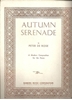 Picture of Autumn Serenade, Peter De Rose, piano solo 