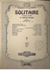Picture of Solitaire, Spencer Williams, piano solo 