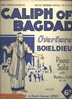 Picture of Caliph of Bagdad Overture, Boieldieu, piano solo (optional piano trio)