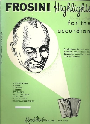 Picture of Frosini Highlights for the Accordion, Pietro Frosini