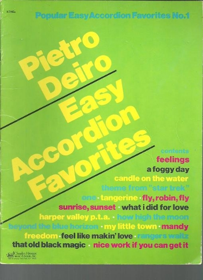 Picture of Pietro Deiro Easy Accordion Favorites