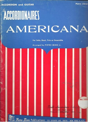 Picture of The Accordionaires Americana, Pietro Deiro, songbook