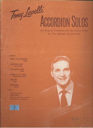 Picture of Tony Lavelli Accordion Solos, songbook