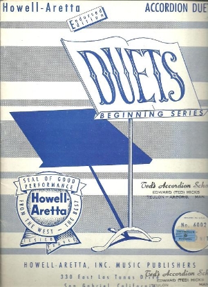 Picture of Howell-Aretta Accordion Duets Beginning Series