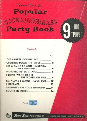 Picture of Popular Accordionaires Party Book, Pietro Deiro Jr.