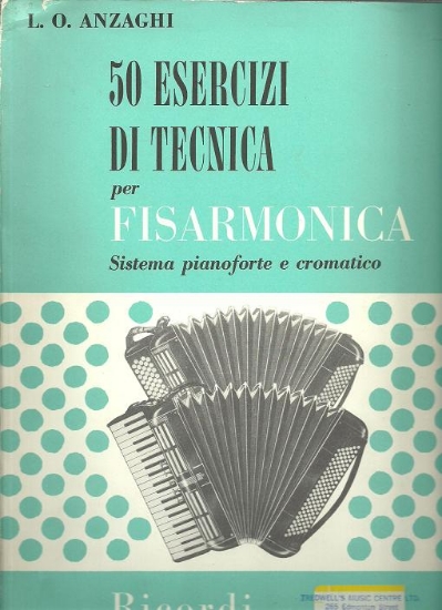 Picture of 50 Technical Exercises for Accordion, L. O. Anzaghi