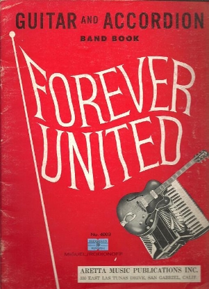 Picture of Guitar & Accordion Band Book, Forever United, arr. Miguel-Rodionoff