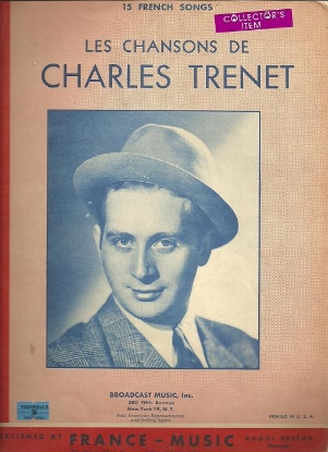 Picture of Les chansons de Charles Trenet