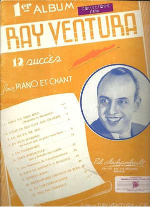 Picture of Ray Ventura Album 1, French songbook