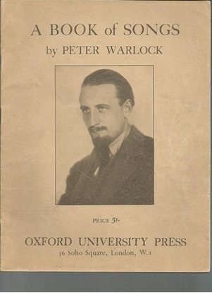 Picture of A Book of Songs, Peter Warlock