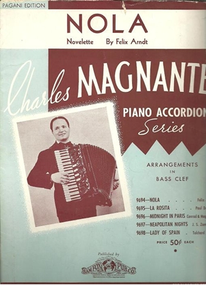 Picture of Nola, Felix Arndt, arr. Charles Magnante, accordion solo