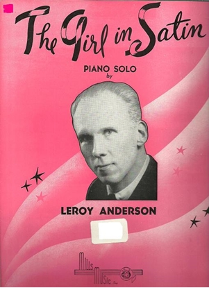 Picture of The Girl in Satin, Leroy Anderson, piano solo 