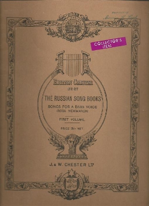 Picture of Russian Song Books First Volume, Bass Voice