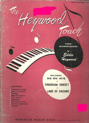 Picture of Eddie Heywood, The Heywood Touch, piano solo