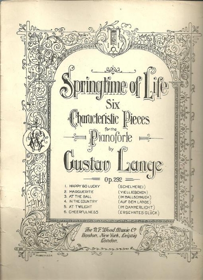 Picture of Springtime of Life Op. 292, Gustav Lange