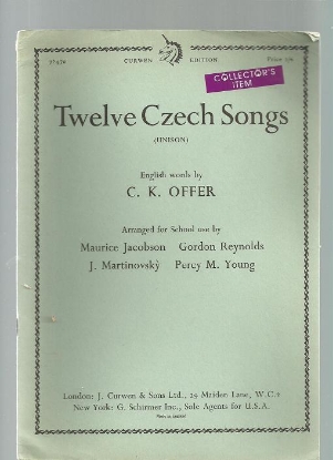 Picture of Twelve Czech Songs, arr. M. Jacobson/ G. Reynolds/ J. Martinovsky/ Percy M. Young