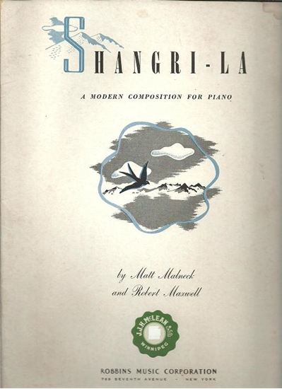 Picture of Shangri-La, Matt Malneck & Robert Maxwell, piano solo 
