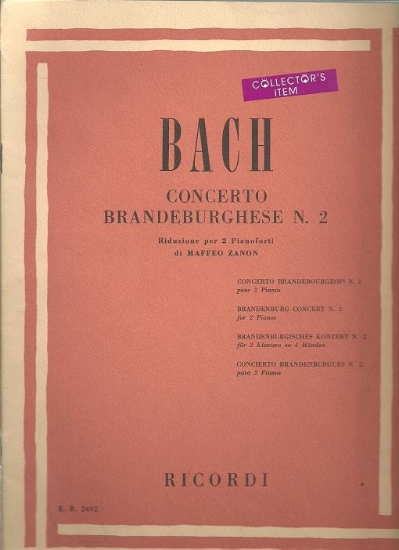 Picture of Brandenburg Concerto No. 2, J. S. Bach, arr. Maffeo Zanon