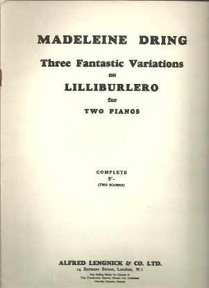 Picture of Three Fantastic Variations on Lilliburlero, Madeleine Dring