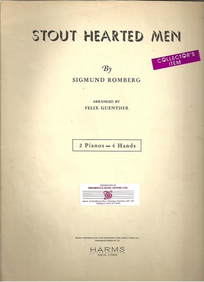 Picture of Stout Hearted Men, Sigmund Romberg, arr. Felix Guenther, piano duo sheet music