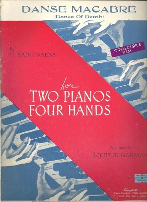 Picture of Danse Macabre, C. Saint-Saens, arr. Louis Sugarman, piano duo 