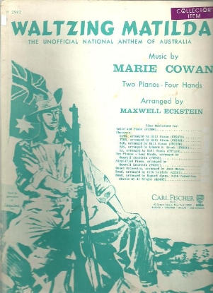 Picture of Waltzing Matilda, Marie Cowan, arr. Maxwell Eckstein, piano duo