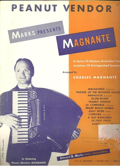 Picture of Peanut Vendor, El Manisero, Moises Simons, arr. Charles Magnante for accordion solo