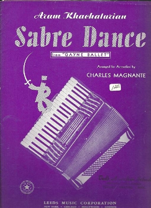 Picture of Sabre Dance, Aram Khachaturian, arr. Charles Magnante , accordion solo