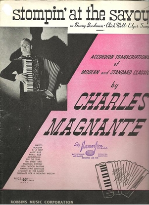 Picture of Stompin' at the Savoy, Benny Goodman/Chick Webb/Edgar Sampson, arr. Charles Magnante, accordion solo