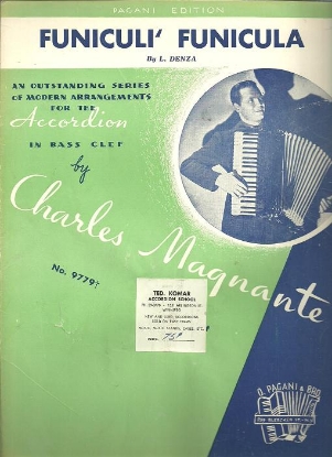 Picture of Funiculi Funicula, Luigi Denza, arr. Charles Magnante, accordion solo