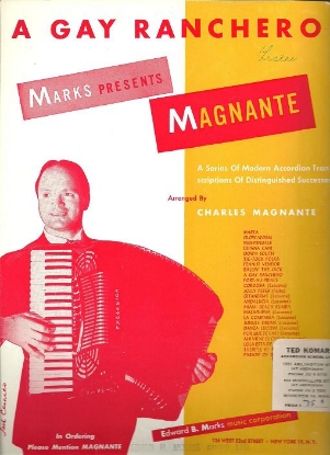 Picture of A Gay Ranchero, J. J. Espinosa, arr. Charles Magnante, accordion solo